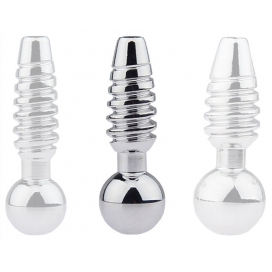 Plug pénis percé SCREW M 2.5cm | Diamètre 9mm