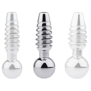 Plug pénis percé SCREW M 2.5cm | Diamètre 9mm