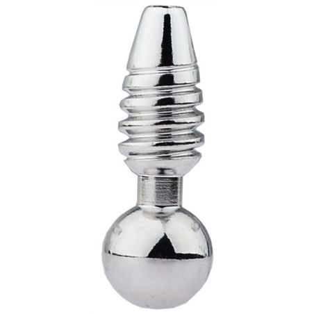 Plug pénis percé SCREW L 2.5cm | Diamètre 10mm