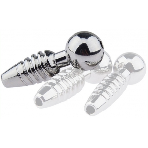Plug pénis percé SCREW L 2.5cm | Diamètre 10mm