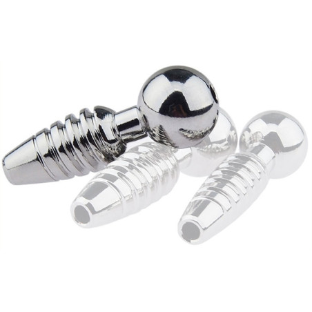 Plug pénis percé SCREW L 2.5cm | Diamètre 10mm