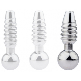 Plug pénis percé SCREW L 2.5cm | Diamètre 10mm