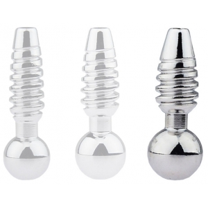 Plug pénis percé SCREW L 2.5cm | Diamètre 10mm