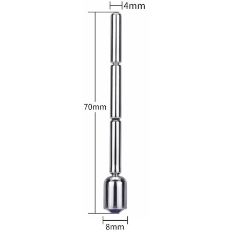 Bijou d'urètre THIN DIAMOND Bleu