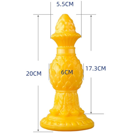 Plug FEATH 18 x 5.5cm Jaune