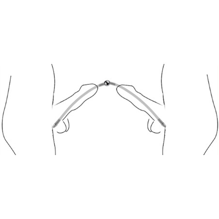 Double Tige d'urètre flexible FLEXI DUO 15cm | Diamètre 8mm