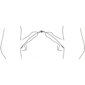 Double Tige d'urètre flexible FLEXI DUO 24cm | Diamètre 8mm 2