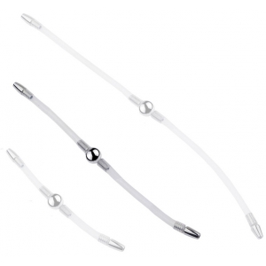 Double Tige d'urètre flexible FLEXI DUO 24cm | Diamètre 8mm