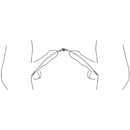 Double Tige d'urètre flexible FLEXI DUO 34cm | Diamètre 8mm