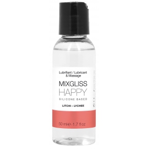Lubrifiant Silicone MIXGLISS Happy - Litchi 50ml