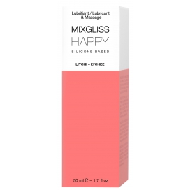 Lubrifiant Silicone MIXGLISS Happy - Litchi 50ml 2