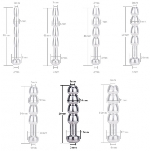 Plug d'urètre percé COCK TOP MEGA 4.5cm | Diamètre 10mm