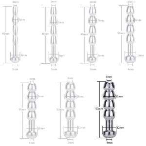 Plug d'urètre percé COCK TOP GIANT 4.5cm | Diamètre 11mm