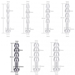 Plug d'urètre percé COCK TOP XXL 4.5cm | Diamètre 9mm