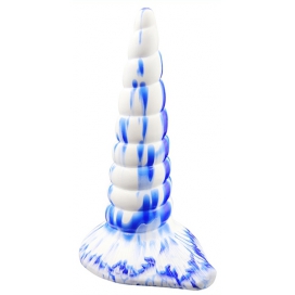 Plug Fantasy UNICORN 18 x 6cm Bleu-Blanc 2