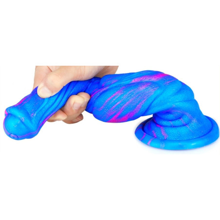 Gode Fantasy DOG LONG 26 x 6cm Bleu-Rose