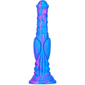 Gode Fantasy DOG LONG 26 x 6cm Bleu-Rose