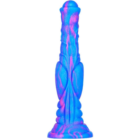 Gode Fantasy DOG LONG 26 x 6cm Bleu-Rose