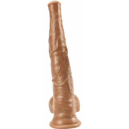 Gode STUDHORSE 32 x 8cm Marron