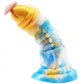 Gode NOX 18 x 6cm Doré-Bleu 2