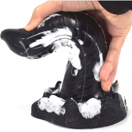Gode LIZARD 20 x 5cm Noir-Blanc 2