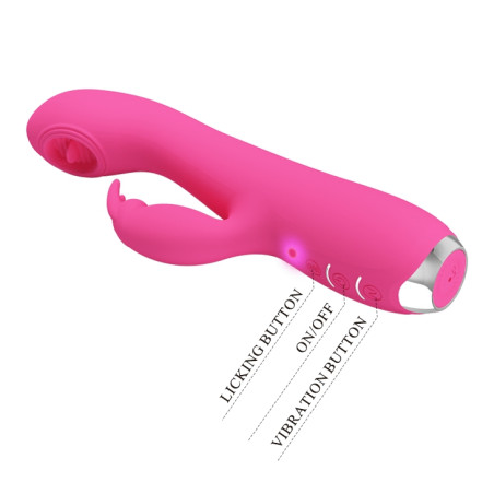 Vibro Rabbit Licking RACHEL 11 x 3.5cm