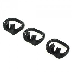 Cage de chasteté RICKERS 9 x 3cm Noire