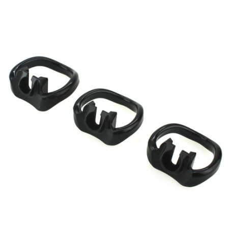 Cage de chasteté RICKERS 9 x 3cm Noire