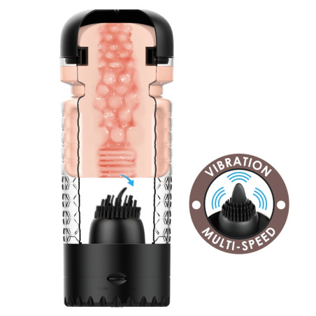Masturbateur automatique EMILY Pussy Noir