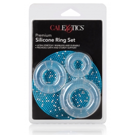 Lot de 3 Ccokrings Silicone RING SET Transparents 2