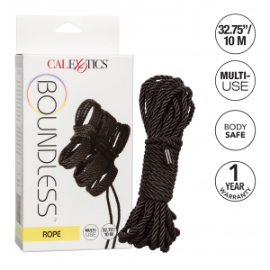 Corde Bondage BOUNDLESS 10m Noire
