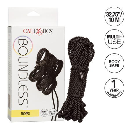 Corde Bondage BOUNDLESS 10m Noire