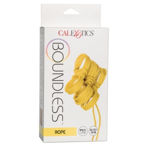 Corde bondage BOUNDLESS 10m Jaune