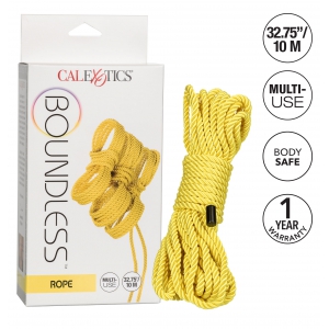 Corde bondage BOUNDLESS 10m Jaune