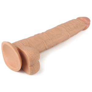 Gode gay réalise Leo de 20cm en couleur chair