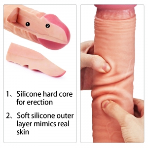 Gode réaliste KING SIZE XL Nature Cock 25 x 6cm