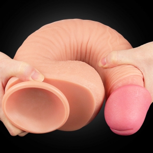 Gode réaliste KING SIZE XL Nature Cock 25 x 6cm