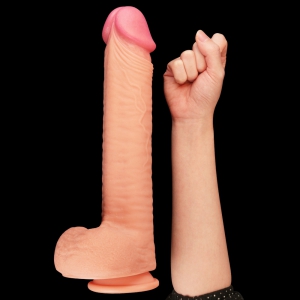 Gode réaliste KING SIZE XL Nature Cock 25 x 6cm