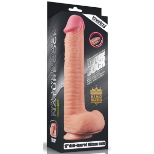 Gode réaliste KING SIZE XL Nature Cock 25 x 6cm