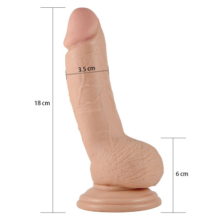 Gode réaliste REAL EXTREME 12 x 3.5cm