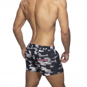 Short de bain Camouflage ADDICTED Gris