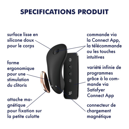 Stimulateur de clitoris LITTLE SECRET - Panty Vibrator Satisfyer 