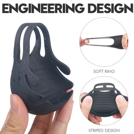 Coque vibrante pour les testicules NEST 9 Vibrations
