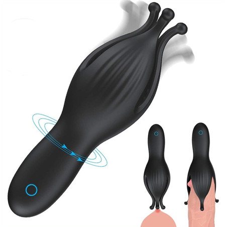 Stick de masturbation vibrant FLOW DICK 10 Vibrations
