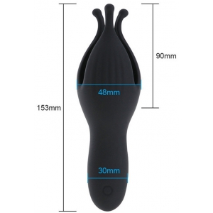 Stick de masturbation vibrant FLOW DICK 10 Vibrations