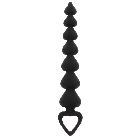 Chapelet anal HEART BEADS 18 x 3.4cm