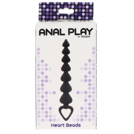 Chapelet anal HEART BEADS 18 x 3.4cm 2