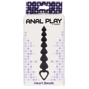 Chapelet anal HEART BEADS 18 x 3.4cm