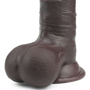 Gode réaliste SLIDING SKIN 15 x 4.8 cm Marron