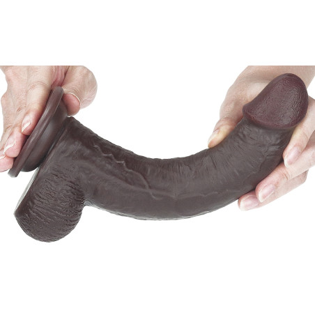 Gode SLIDING SKIN 17 x 4.2cm Marron